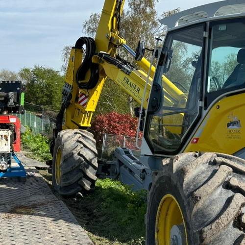 Spider excavator at RTWE